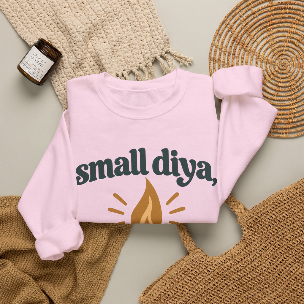 Small Diya, Big Energy Sweatshirt – Adult
