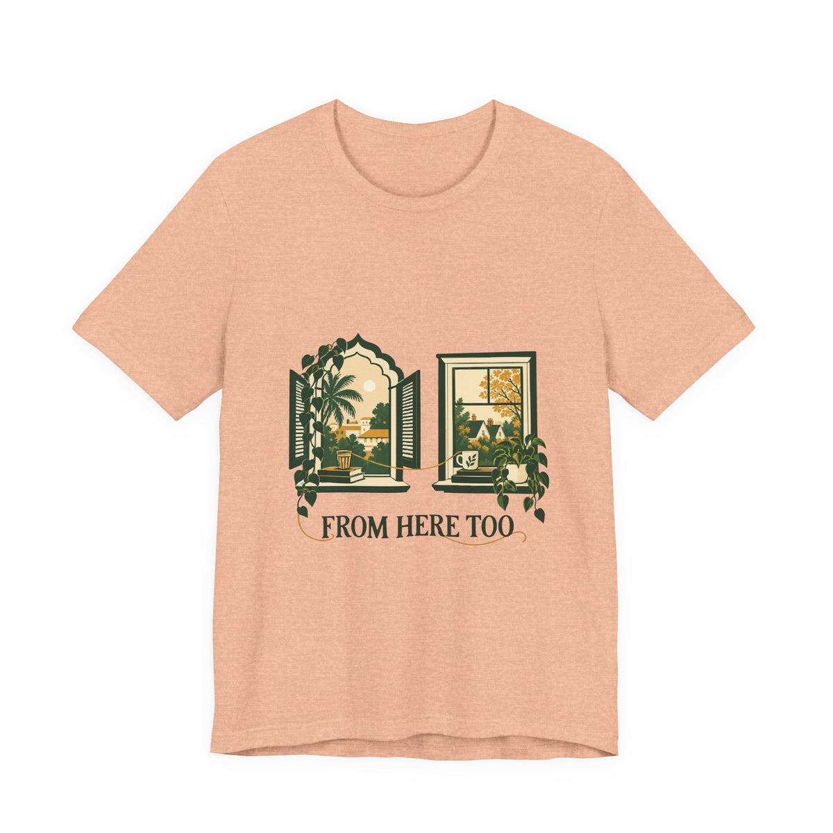From Here Too — Two Homes Tee