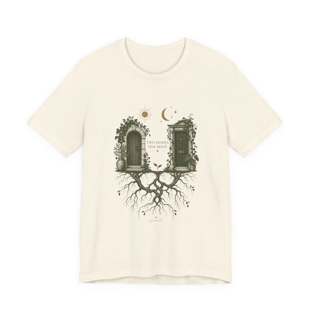 Two Homes, One Root — Rooted Tee
