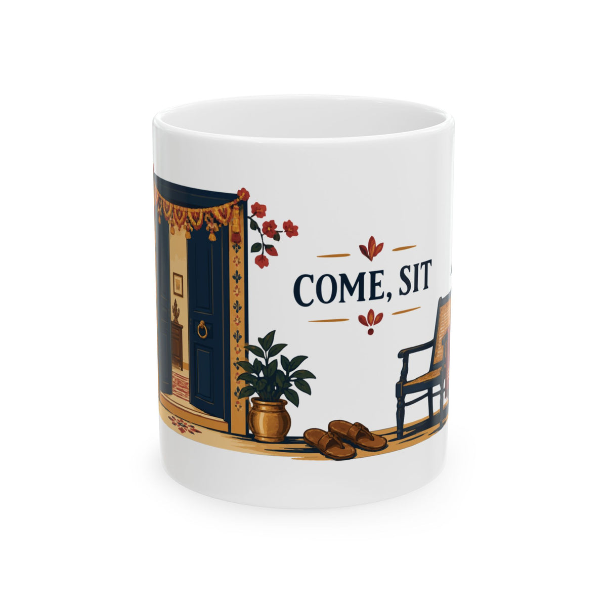 A Door Left Open — Gujarat Ceramic Mug