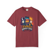 The Family Group Chat Never Sleeps — Diaspora Graphic T-Shirt