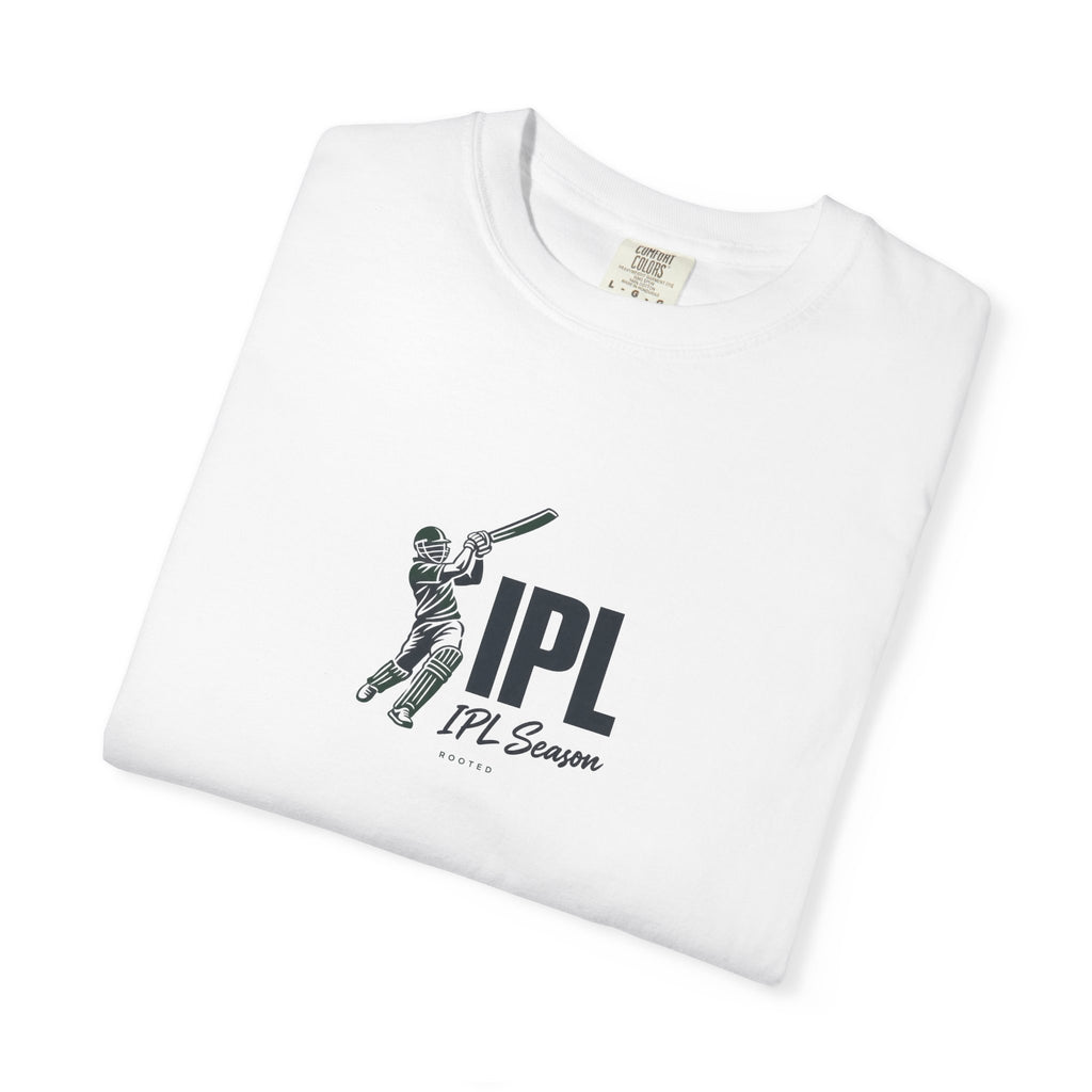 IPL Season — Rooted White Garment-Dyed T-Shirt