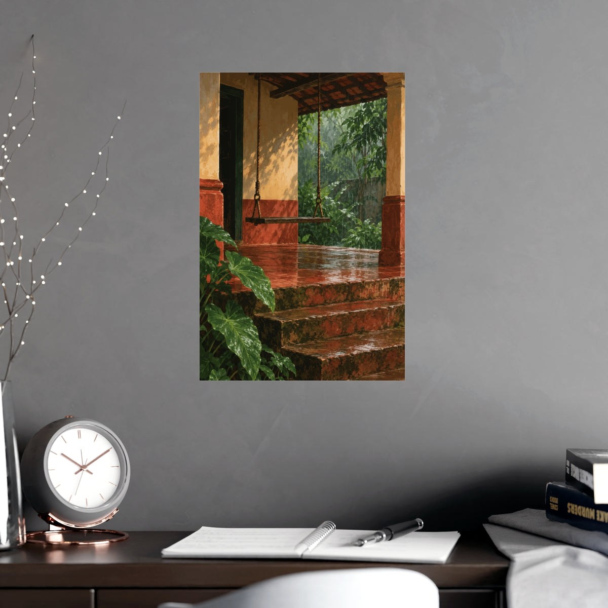 The Swing Is Still There — Odisha Art Print