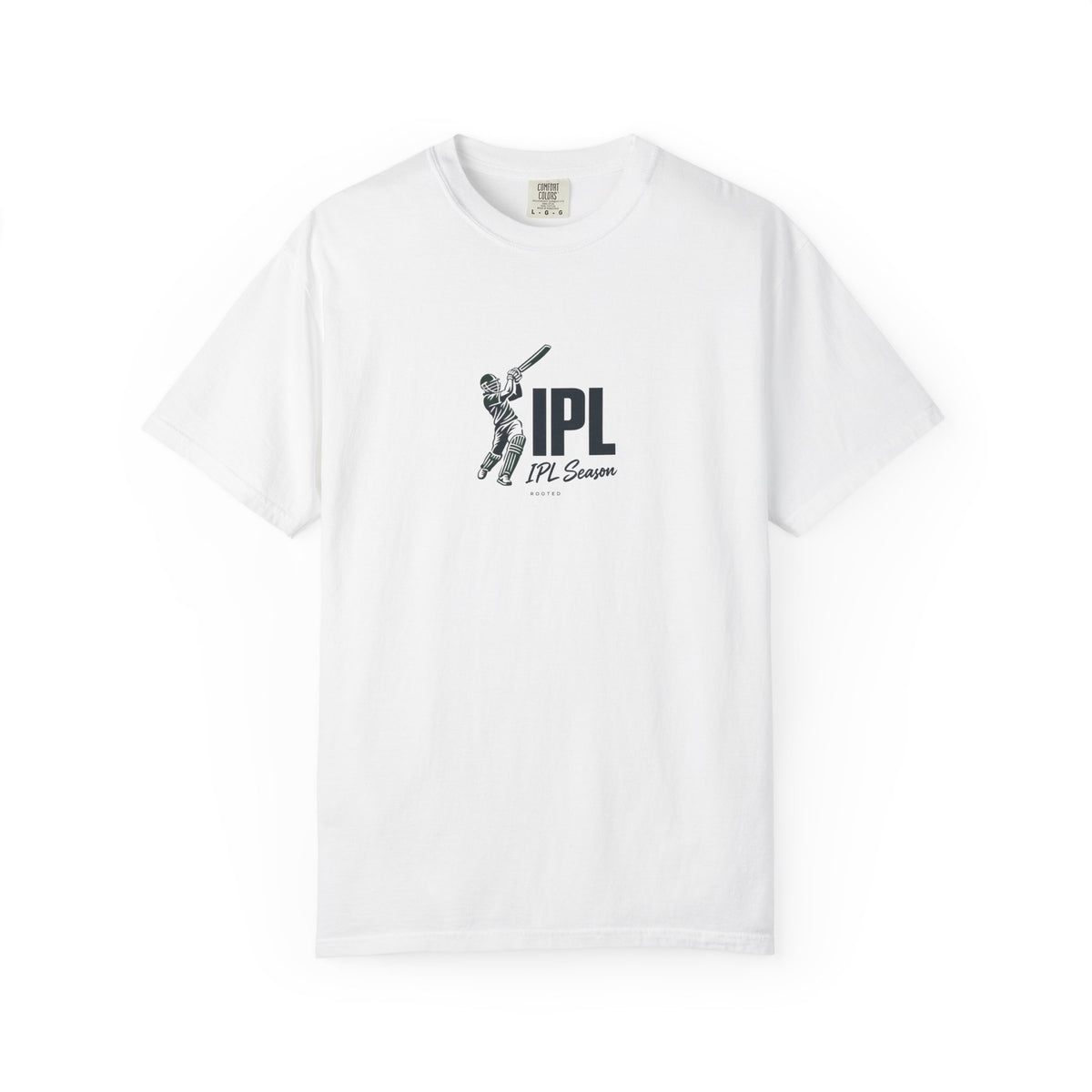 IPL Season — Rooted White Garment-Dyed T-Shirt