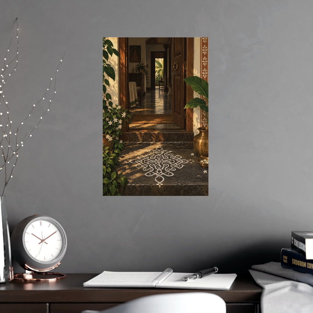 Before the House Wakes — Tamil Nadu Art Print