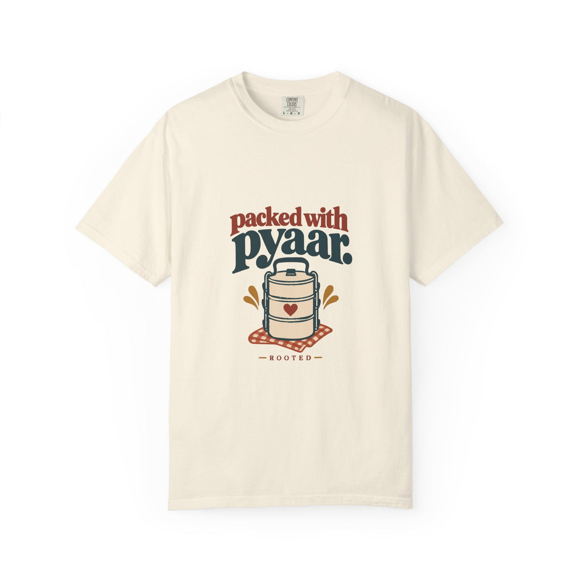 Packed With Pyaar — Rooted Garment-Dyed T-Shirt
