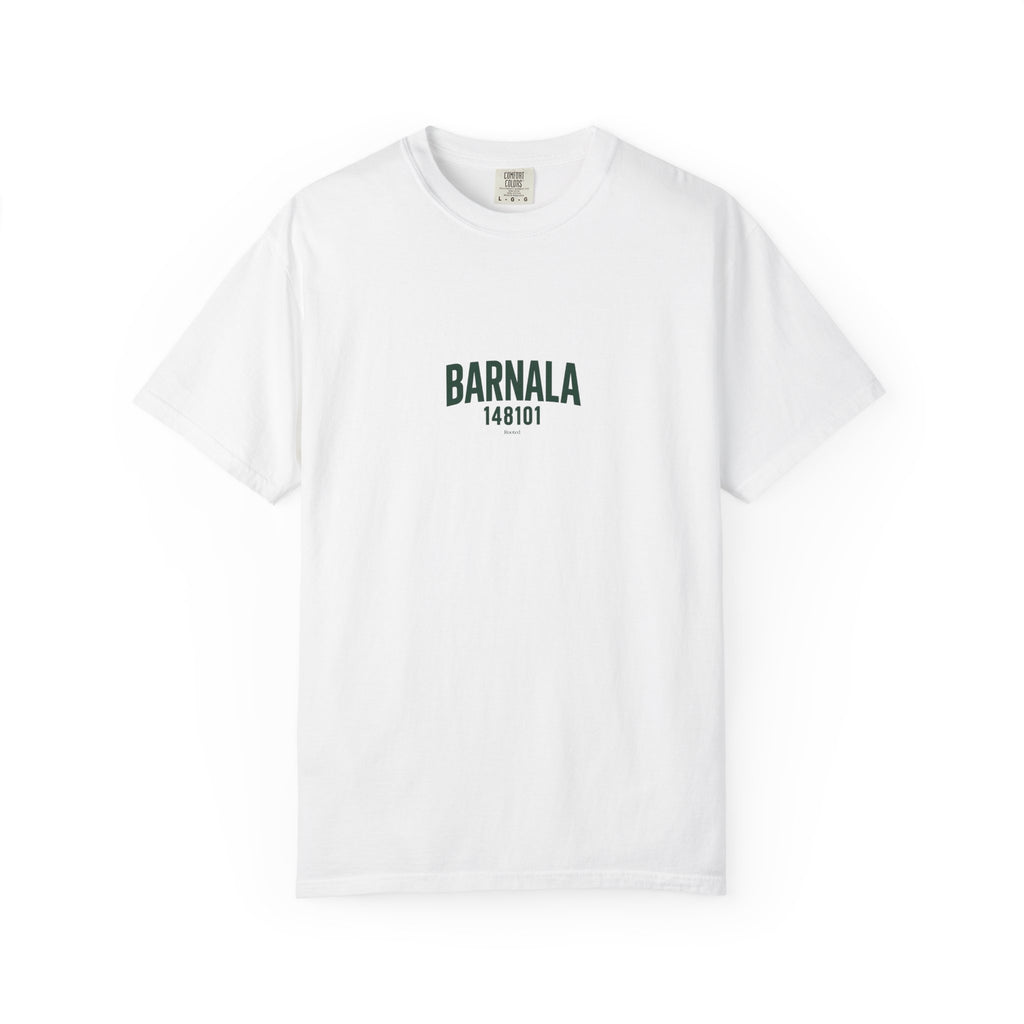 Barnala 148101 — Rooted White Garment-Dyed T-Shirt