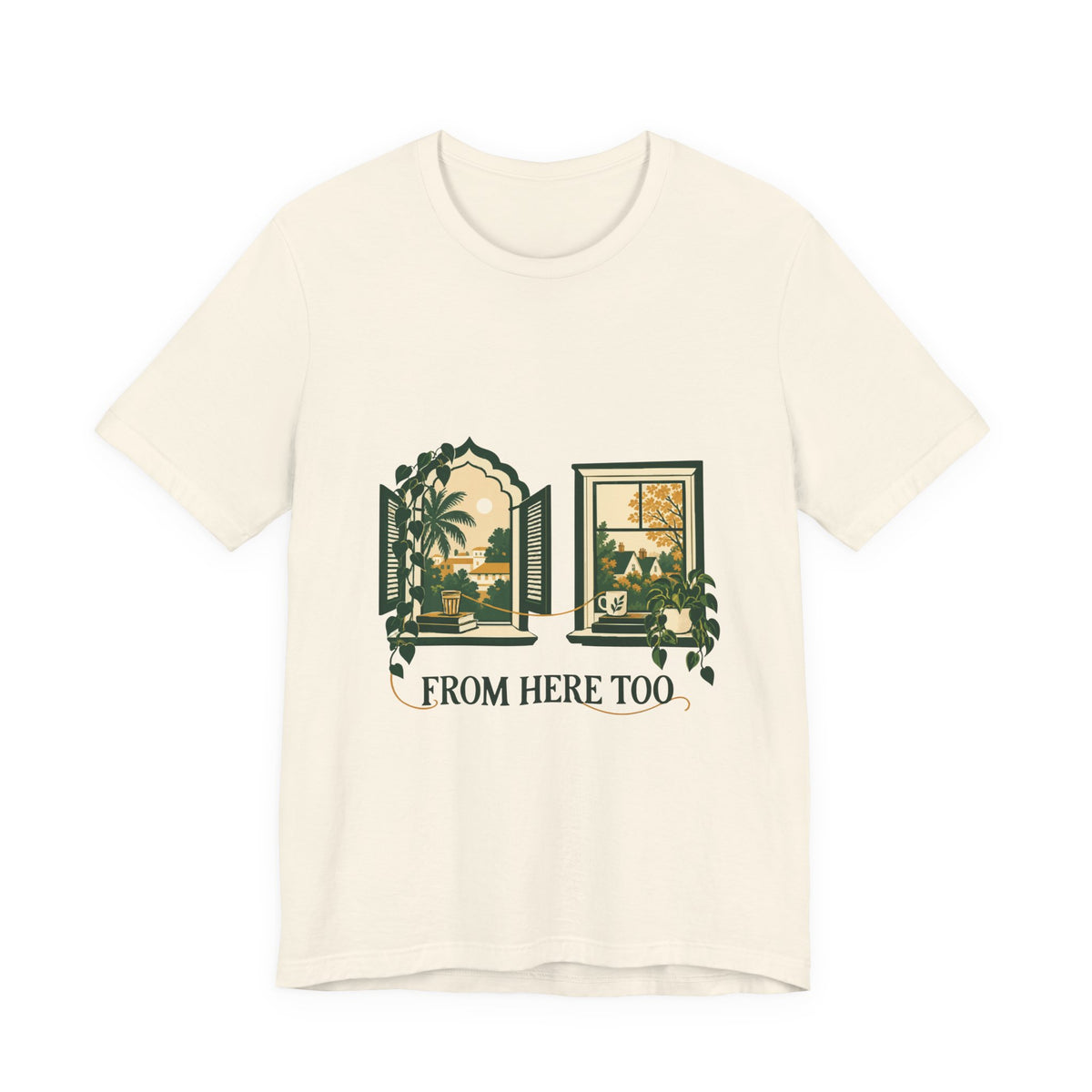 From Here Too — Two Homes Tee