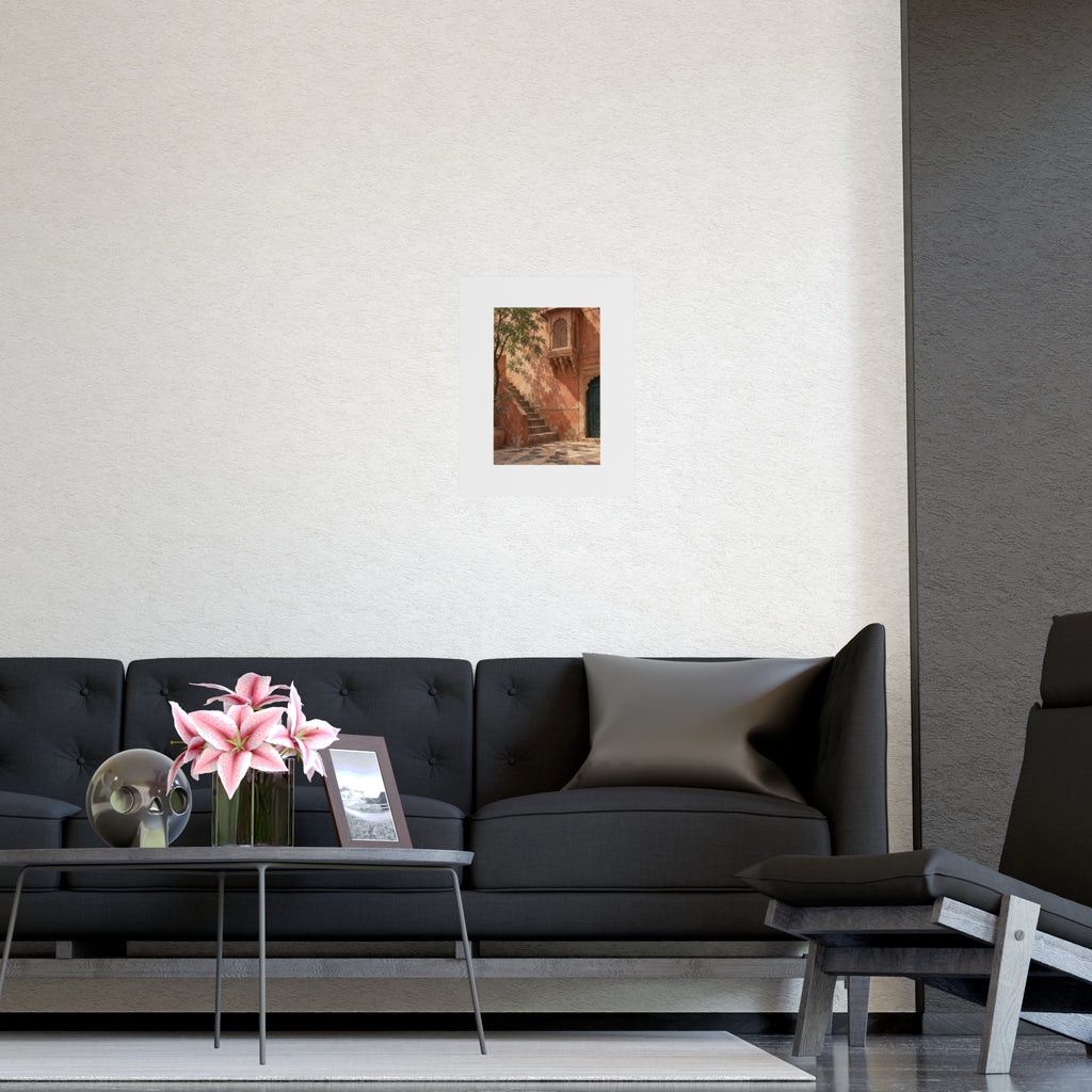 The Quiet Courtyard — Rajasthan Matte Art Print | 11 × 14 in