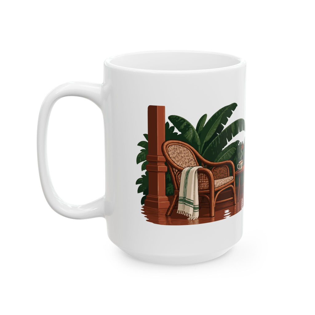 Stay Until the Rain Stops — Kerala Ceramic Mug