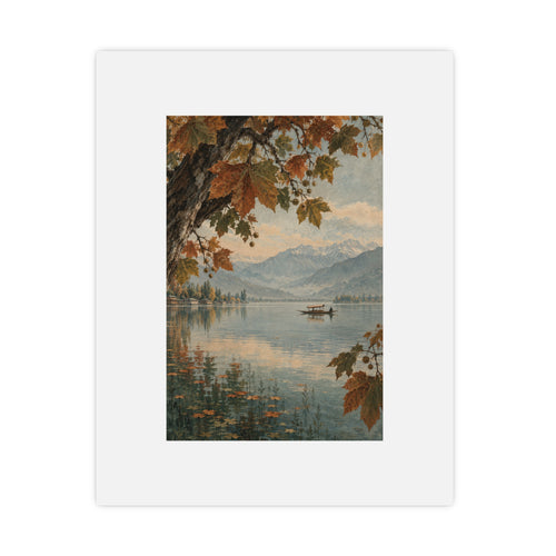 Chinar Reverie — Kashmir Matte Art Print | 11 × 14 in