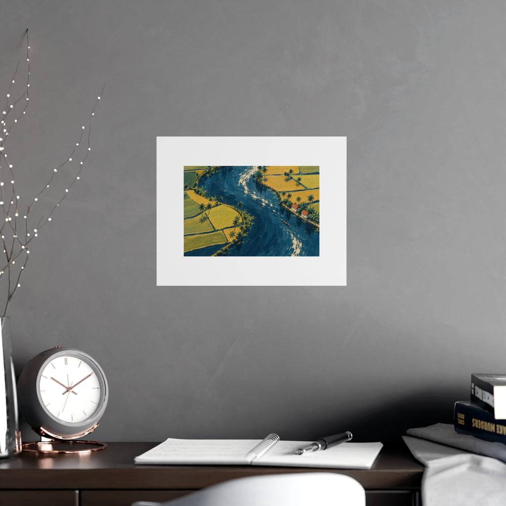 Water, Held Still — Kerala Matte Art Print | 14 × 11 in