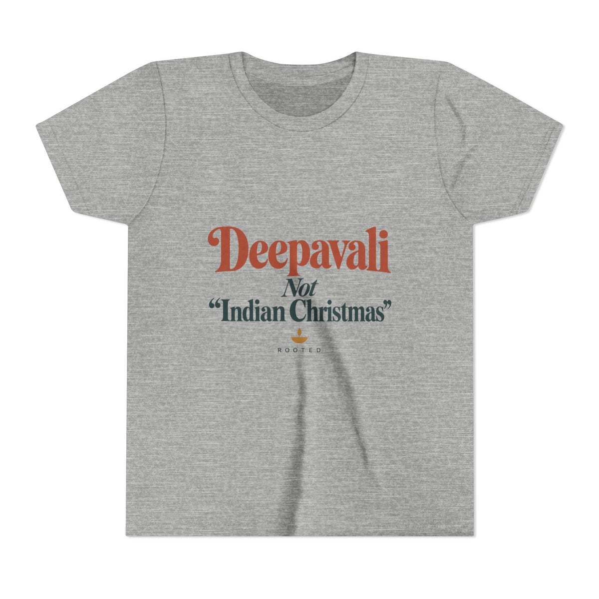 Deepavali, Not “Indian Christmas” Tee – Youth