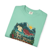 Monsoon Terrace Club T-Shirt – Vintage Mountain Lounge Graphic