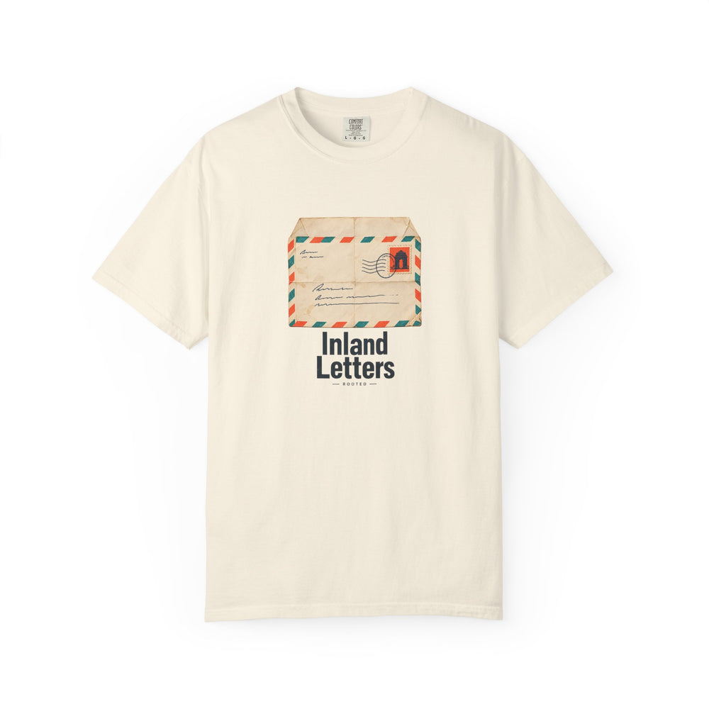 Inland Letters — Rooted White Garment-Dyed T-Shirt