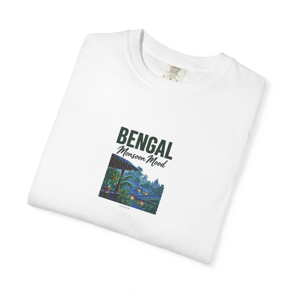 Bengal — Monsoon Mood — Rooted White Garment-Dyed T-Shirt
