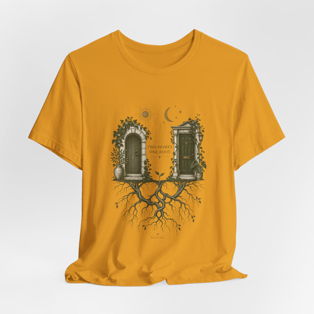 Two Homes, One Root — Rooted Tee