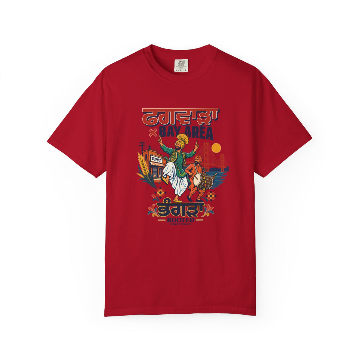 Phagwara X Bayarea — Apna Jazbaat — Rooted  T-Shirt