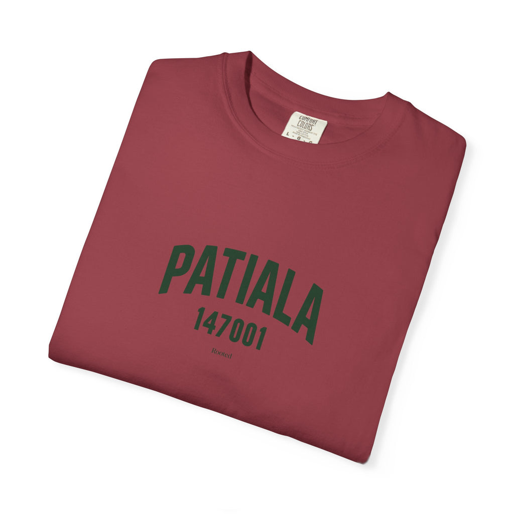 Patiala 147001 — Rooted White Garment-Dyed T-Shirt