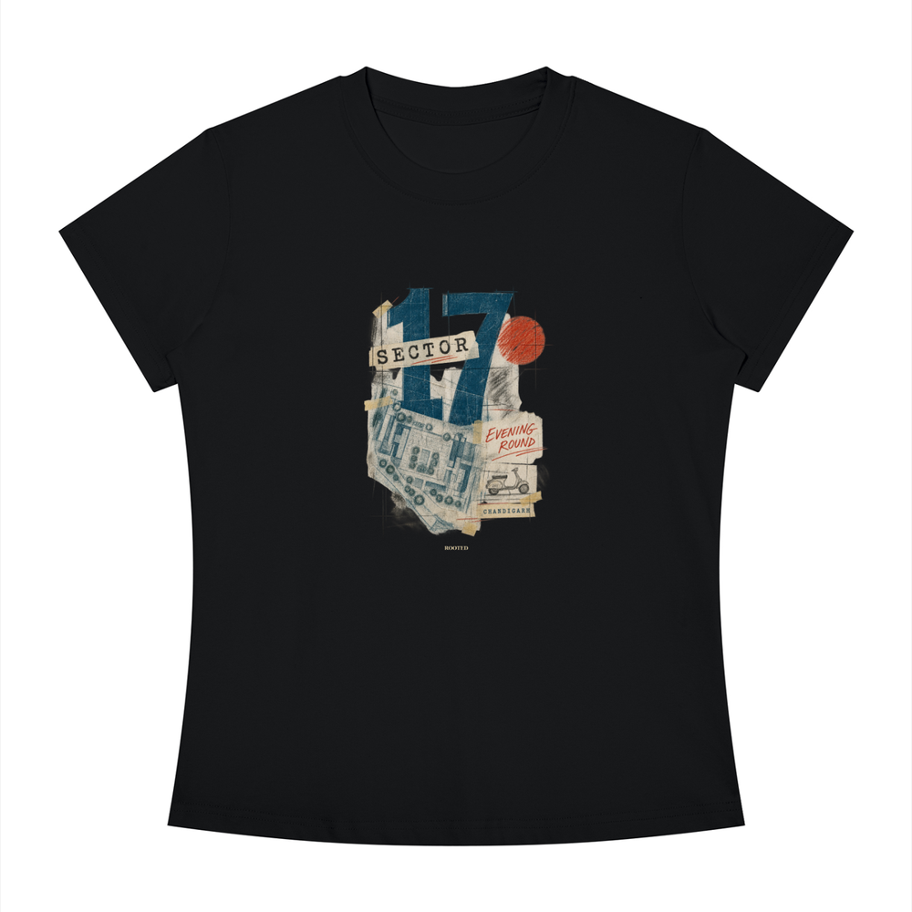 Sector 17 Chandigarh — Women’s Slim Fit T-Shirt | Rooted