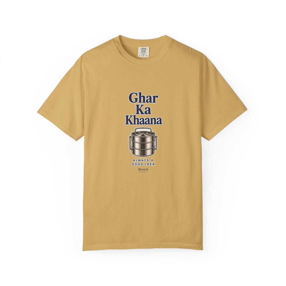 Ghar ka Khana — Rooted White Garment-Dyed T-Shirt