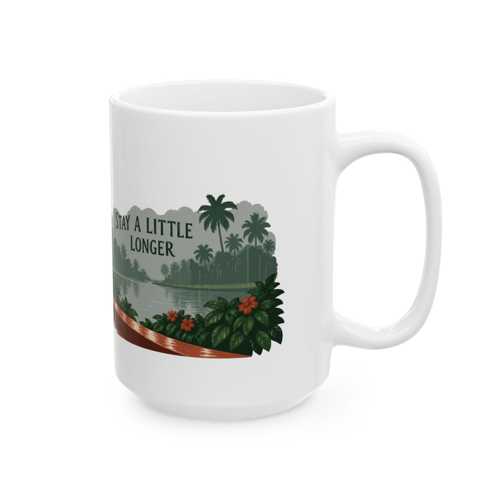 Stay Until the Rain Stops — Kerala Ceramic Mug