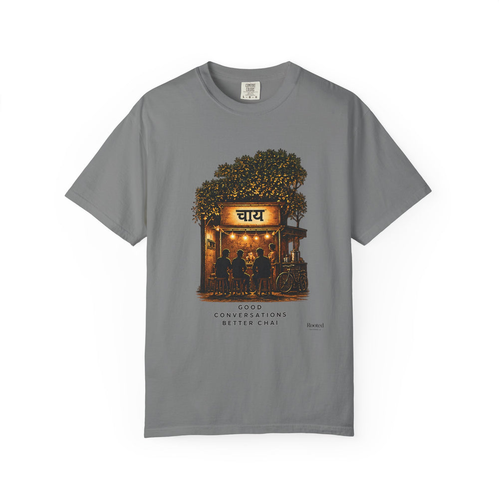 Barnala 148101 — Rooted White Garment-Dyed T-Shirt