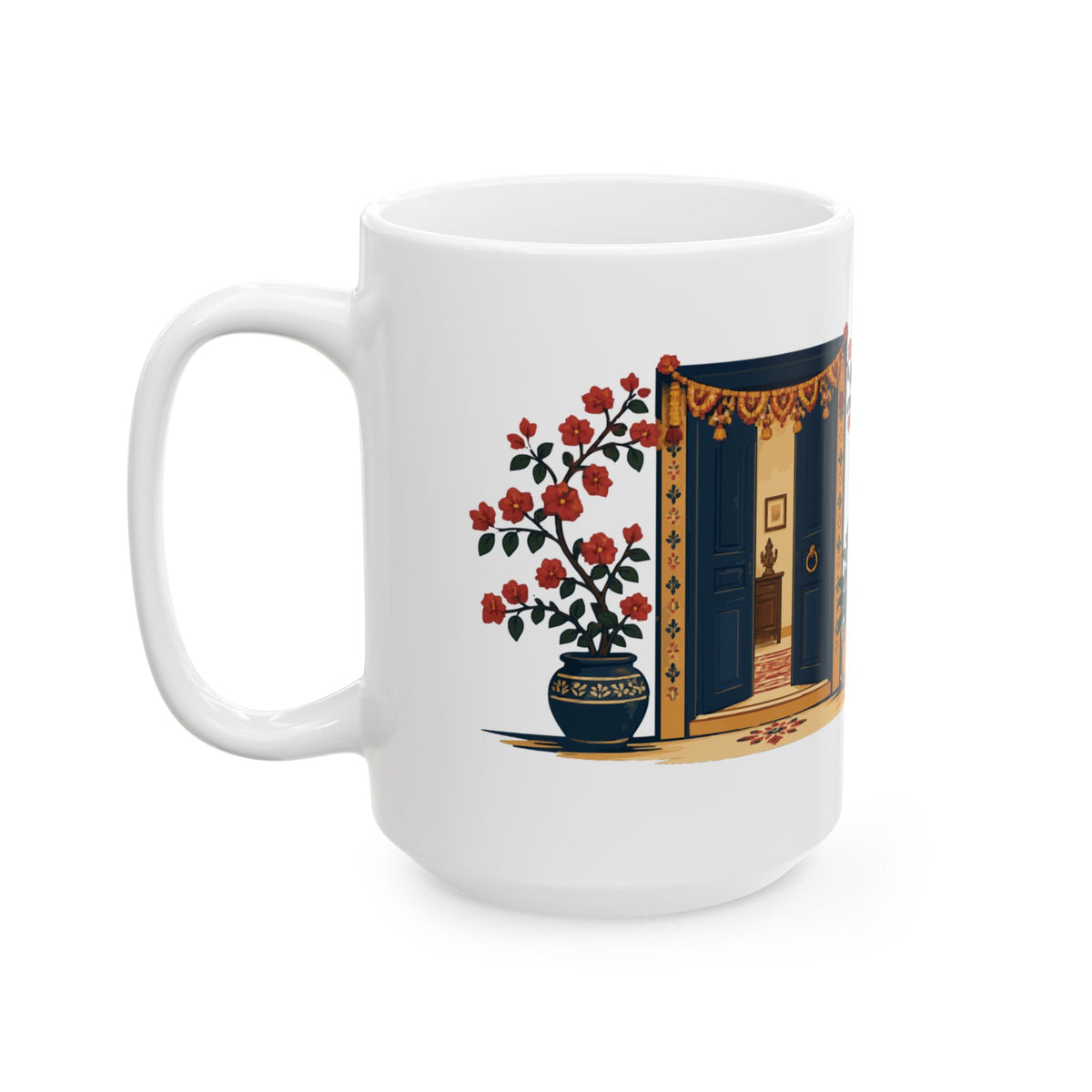 A Door Left Open — Gujarat Ceramic Mug