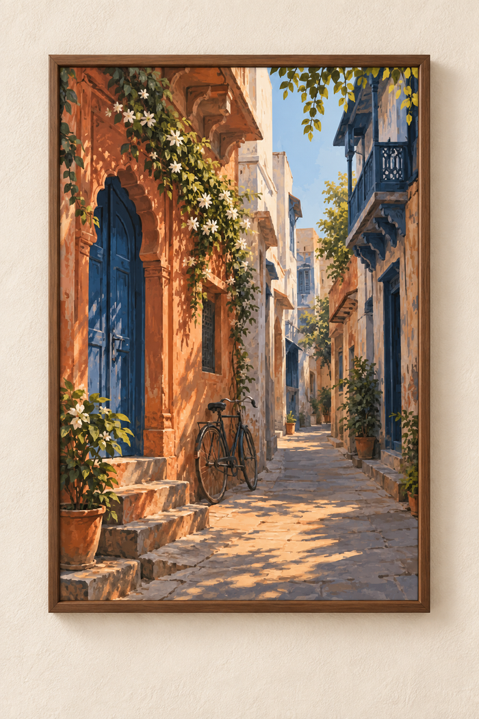 The Lane I Know by Heart — Uttar Pradesh Art Print