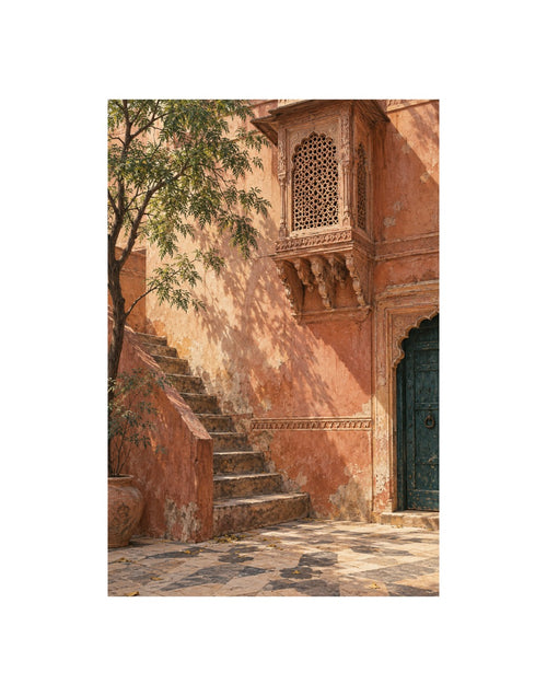 The Quiet Courtyard — Rajasthan art print